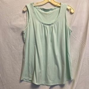 LL Bean Women’s M Mint Green Tank Top
